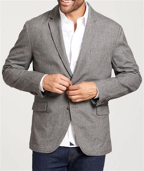 men's blazer without shoulder pads.